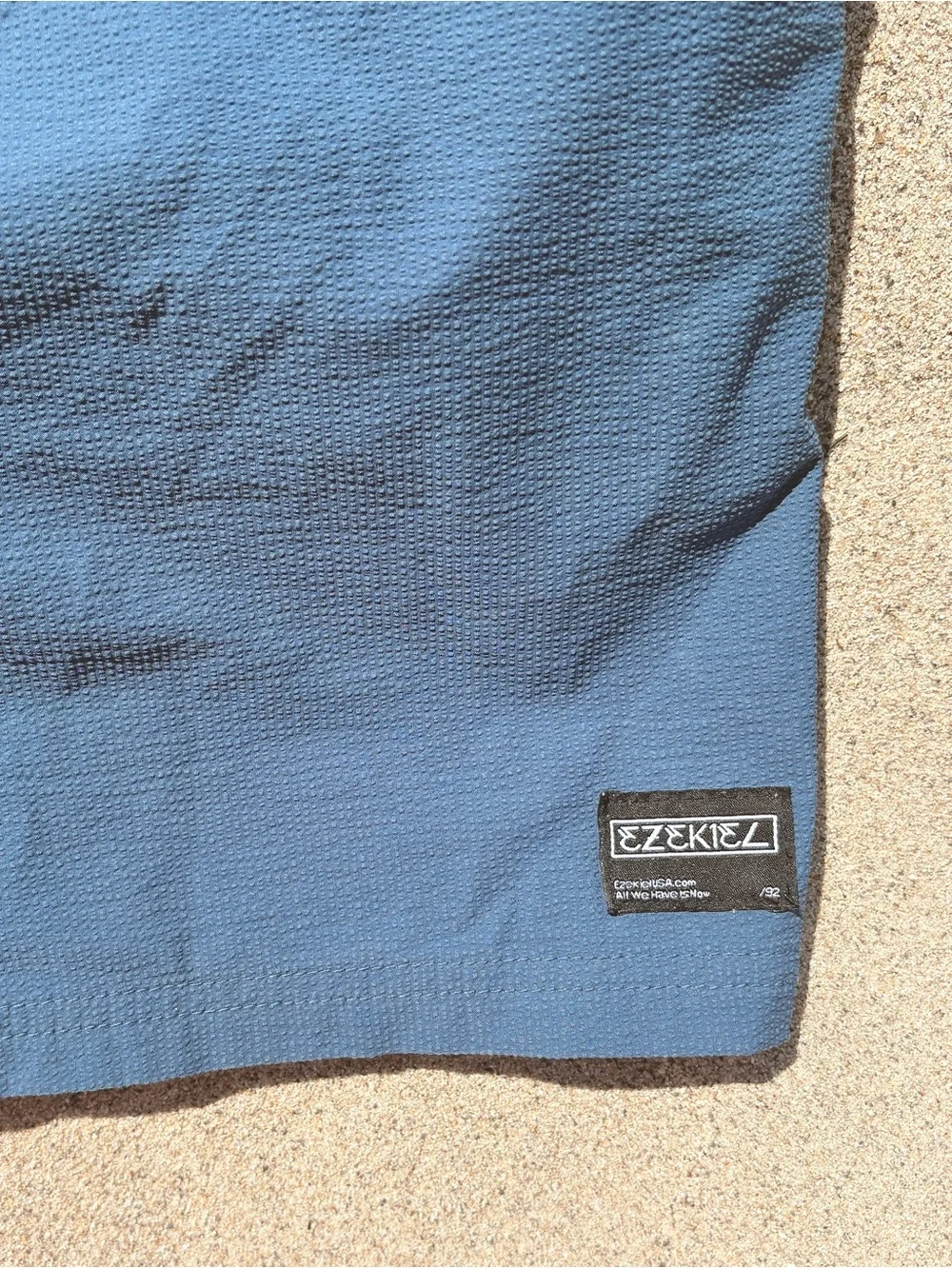 Ezekiel Men’s Textured Volley Swim Shorts Slate Blue - Size 32